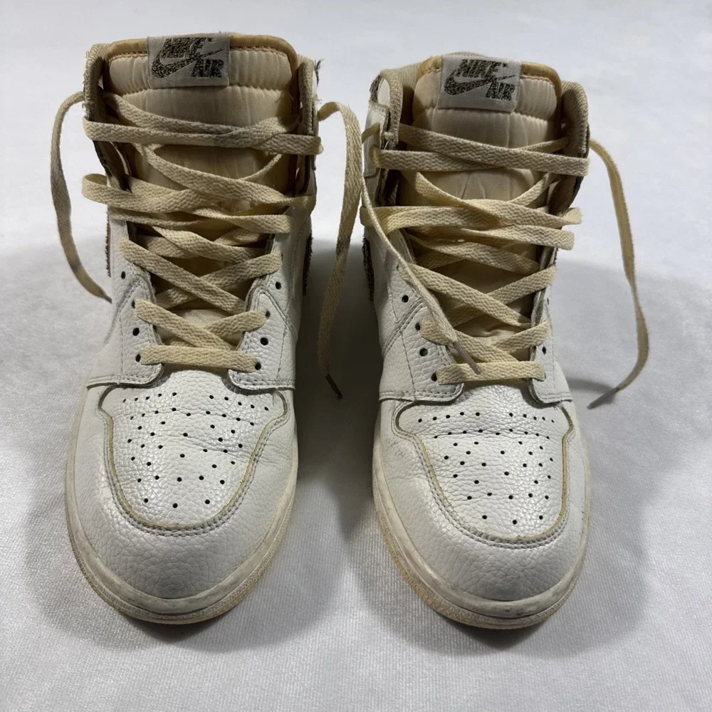 Jordan 1 Retro High OG Craft Vibrations of Naija Men's 8.5 Sail‎ FD8631-100
